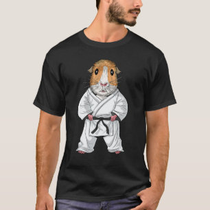 Classic Guinea Pig Karate Ninja Jiu-Jitsu Taekwond T-Shirt