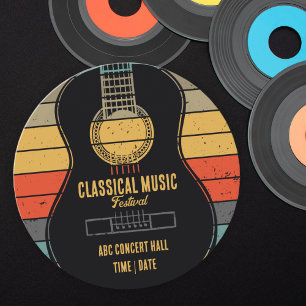 Classic guitar festival name  invitation