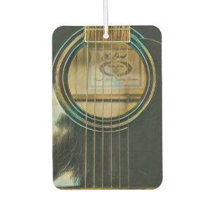 classic guitar gift for dad car air freshener