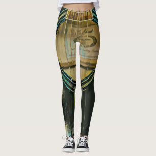 classic guitar gift for dad leggings