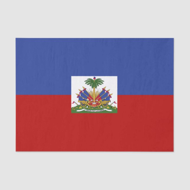 Classic Haitian Flag Tissue Paper (Front)