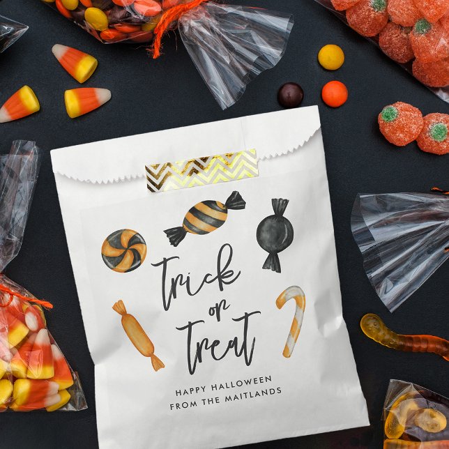 Classic Halloween Candy Trick or Treat Favour Bag (Creator Uploaded)