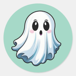 Classic Halloween Ghost Stickers