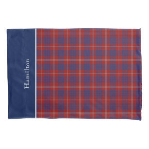 Classic Hamilton Clan Tartan Plaid Pillow Case