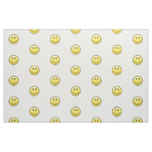 Classic Happy Face Fabric