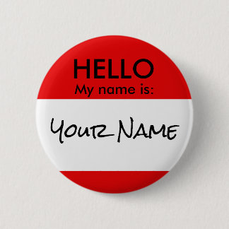 CLASSIC HELLO BUTTON