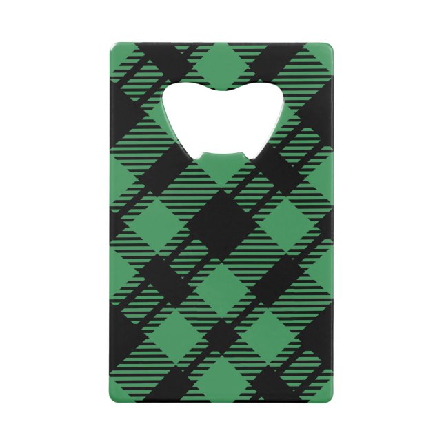 Classic Holiday Green Chequered Pattern  (Front)
