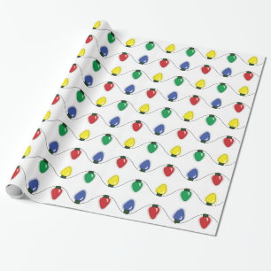 Classic Holiday Lights Wrapping Paper