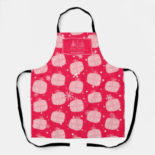 Classic Holiday Pattern-Christmas Present (1) Apron