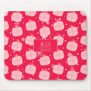 Classic Holiday Pattern-Christmas Present (1) Mouse Pad