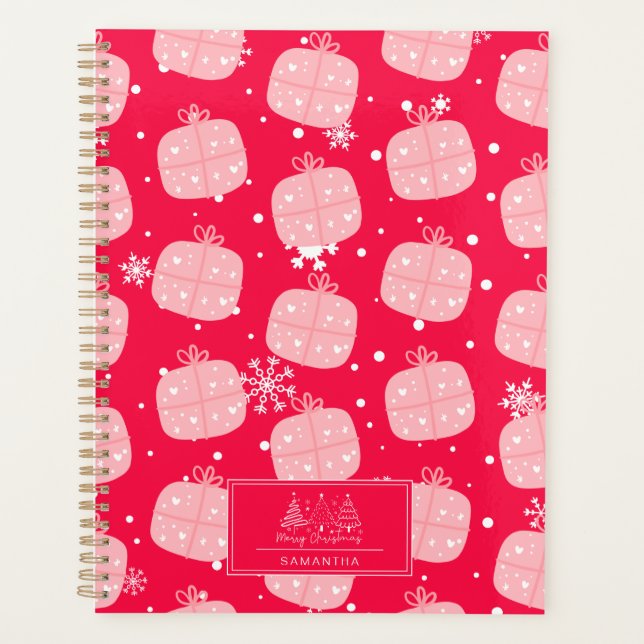 Classic Holiday Pattern-Christmas Present (1) Planner (Front)