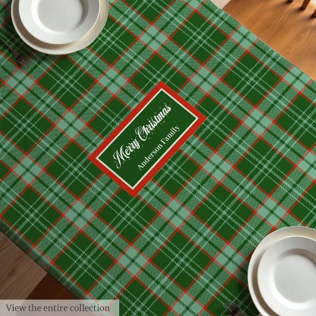 Classic Holiday Tablecloth Personalised Gift Touch (Classic Holiday Tablecloth Personalized Gift Touch)