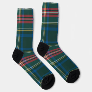 Classic Holiday Tartan Plaid Festive Christmas Socks