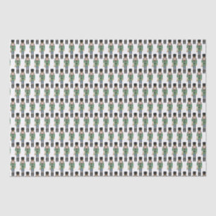 Classic Holidays Green Nutcracker Toy Soldier Tissue Paper