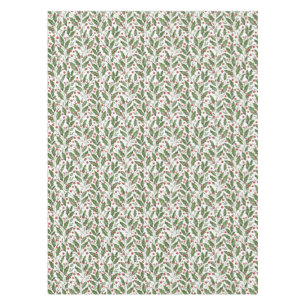 Classic Holly Berry Christmas  Tablecloth