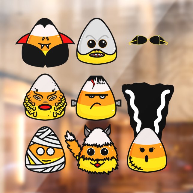 Classic Hollywood Monsters Candy Corn (Sheet 2)