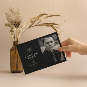 Classic Horizontal Photo Graduation Party Invitation