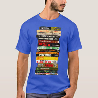 Classic Horror Books Stack T-Shirt