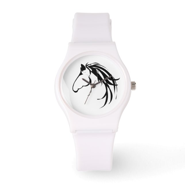Classic Horse Head Logo for all Horse lovers Watch (Front)