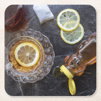Classic Hot Toddy Square Paper Coaster
