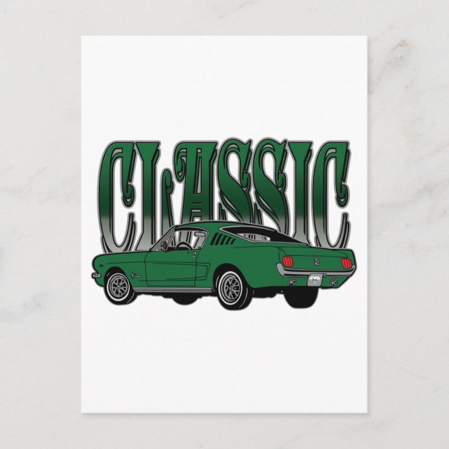 Classic Hotrod Gifts Postcard (Front)
