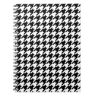 Classic houndstooth pattern Dogstooth check design Notebook