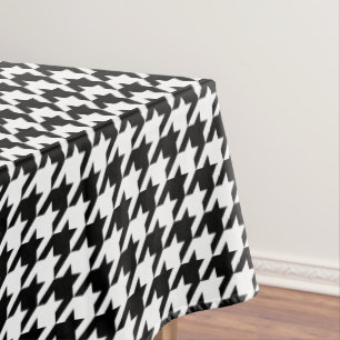 Classic houndstooth pattern Dogstooth check design Tablecloth