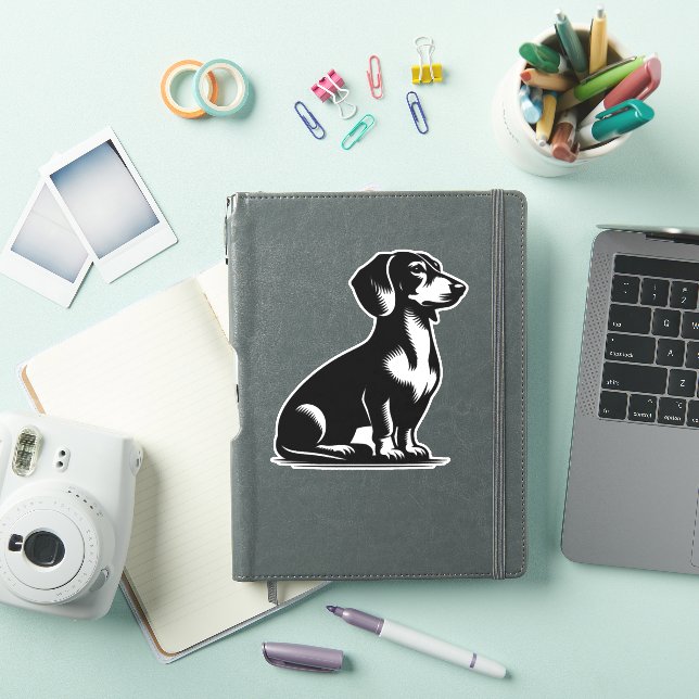 Classic Hunting Dog Vintage Dachshund Drawing Copy (iPad Cover)