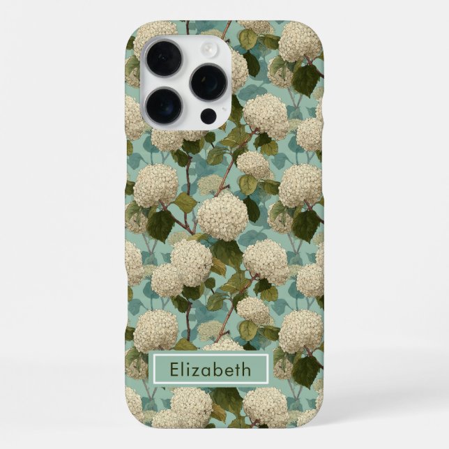 Classic Hydrangea Custom Iphone Case For Friends (Back)