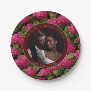 Classic Hydrangeas Plates For Wedding Memories