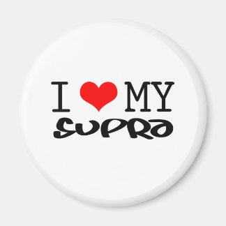 Classic "I Love My Supra" design Magnet