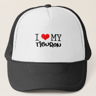 Classic "I Love My Tiburon" design Trucker Hat