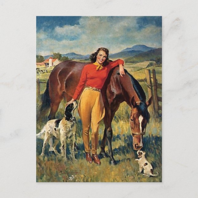 Classic Illustration Postcard (Front)