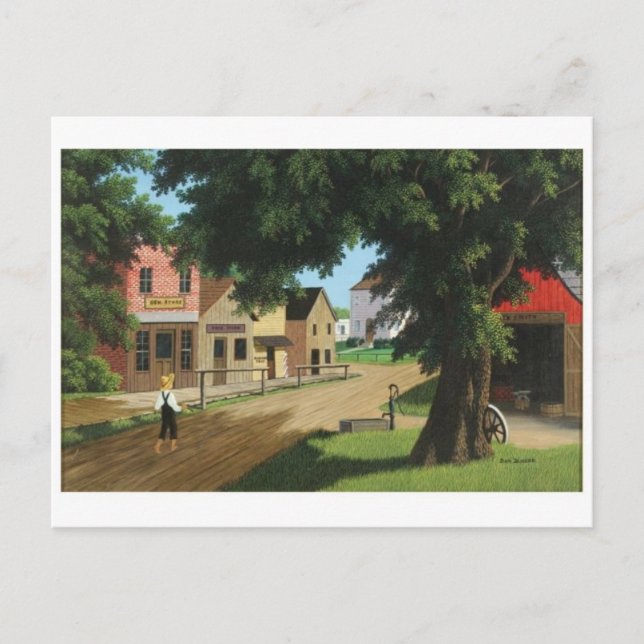 Classic Illustration Postcard (Front)