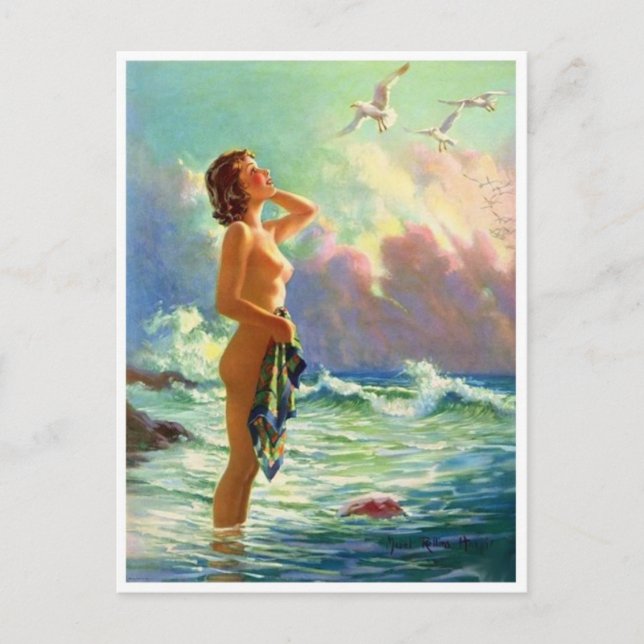 Classic Illustration Postcard (Front)