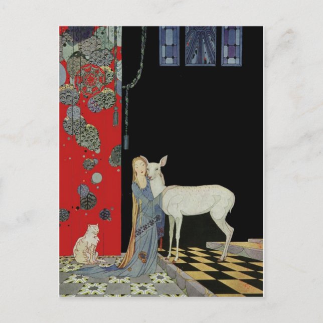 Classic Illustration Postcard (Front)