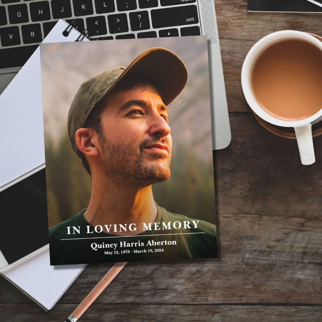 Classic In Loving Memory Memorial Program (Creator Uploaded)