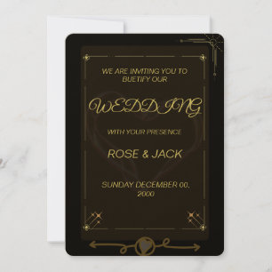 Classic invitation card