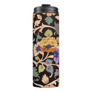 Classic Islamic: Floral Seamless Ornament Thermal Tumbler