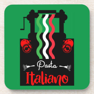 Classic Italian Pasta Kitchen Gift Coaster