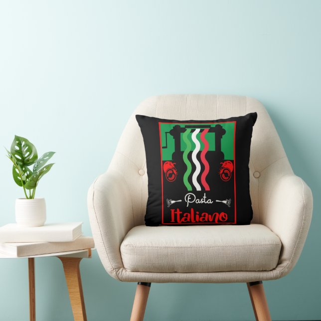 Classic Italian Pasta Kitchen Gift Cushion (Chair)