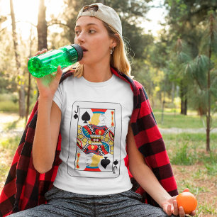 Classic Jack of Spades Poker Card T-Shirt