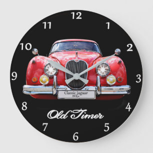 Classic Jaguar XK150 Wall Clock