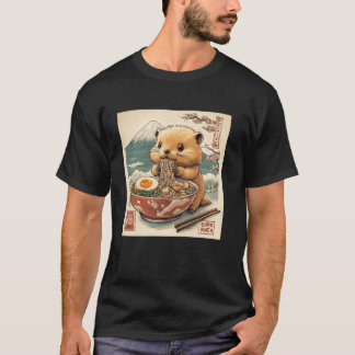 Classic Japanese Mt. Fuji Blossoms Baby Beaver Ram T-Shirt