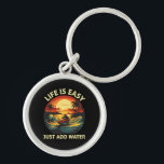 Classic Jet Ski skier Key Ring<br><div class="desc">Classic Jet Ski skier</div>