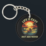 Classic Jet Ski skier Key Ring<br><div class="desc">Classic Jet Ski skier</div>
