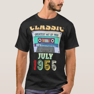 Classic July 1955 66th Birthday 66 Years Old Casse T-Shirt