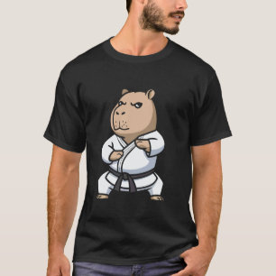 Classic Karate Capybara Martial Arts Funny For Kid T-Shirt