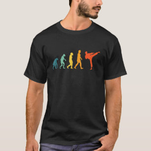 Classic Karate Evolution Retro Martial Arts Jiu Ji T-Shirt
