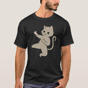 Classic Karate Master Martial Arts Jiu Jitsu Cat T-Shirt